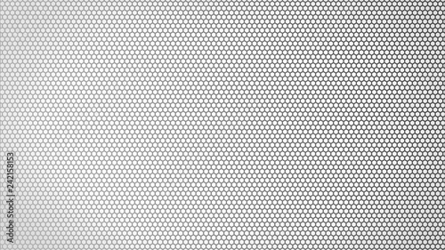 六角メッシュ　アルミ