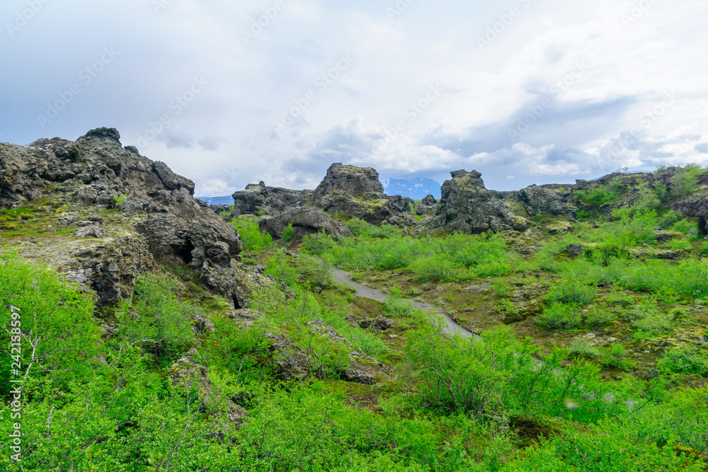 Dimmuborgir Volcanic Area