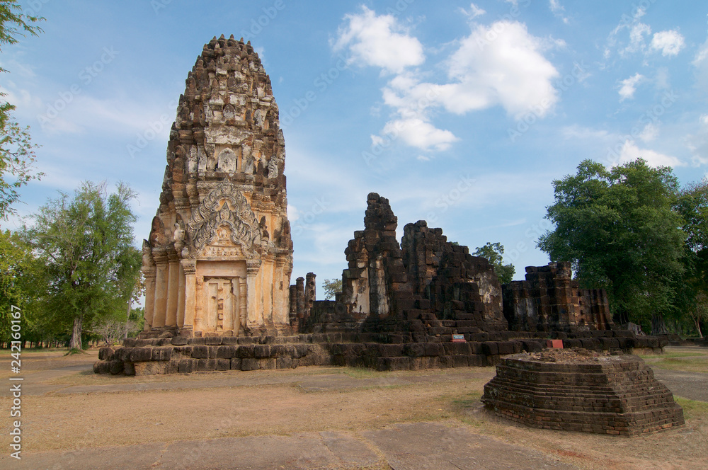 View of Wat Phrapai Luang in Sukhothai Historical Park View of Wat Phrapai Luang in Sukhothai Historical Park