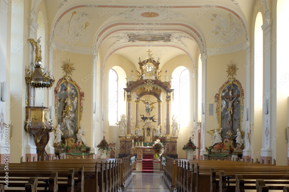 Fototapeta premium Michaelskirche in Östringen-Odenheim