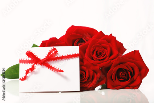 Valentine's Day concept theme with red roses