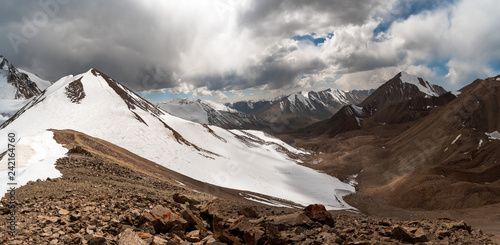 Panorama view of the North Tyan-Shan