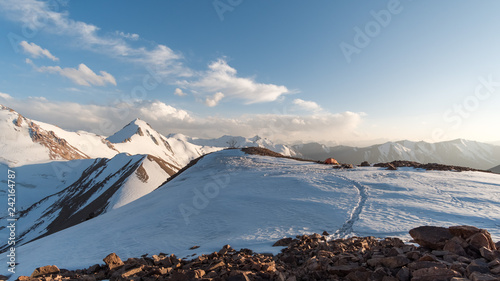 Camping in Mountains, The North Tyan-Shan