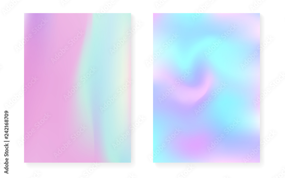 Pearlescent background with holographic gradient. Hologram cover Pearlescent background with holographic gradient. Hologram cover