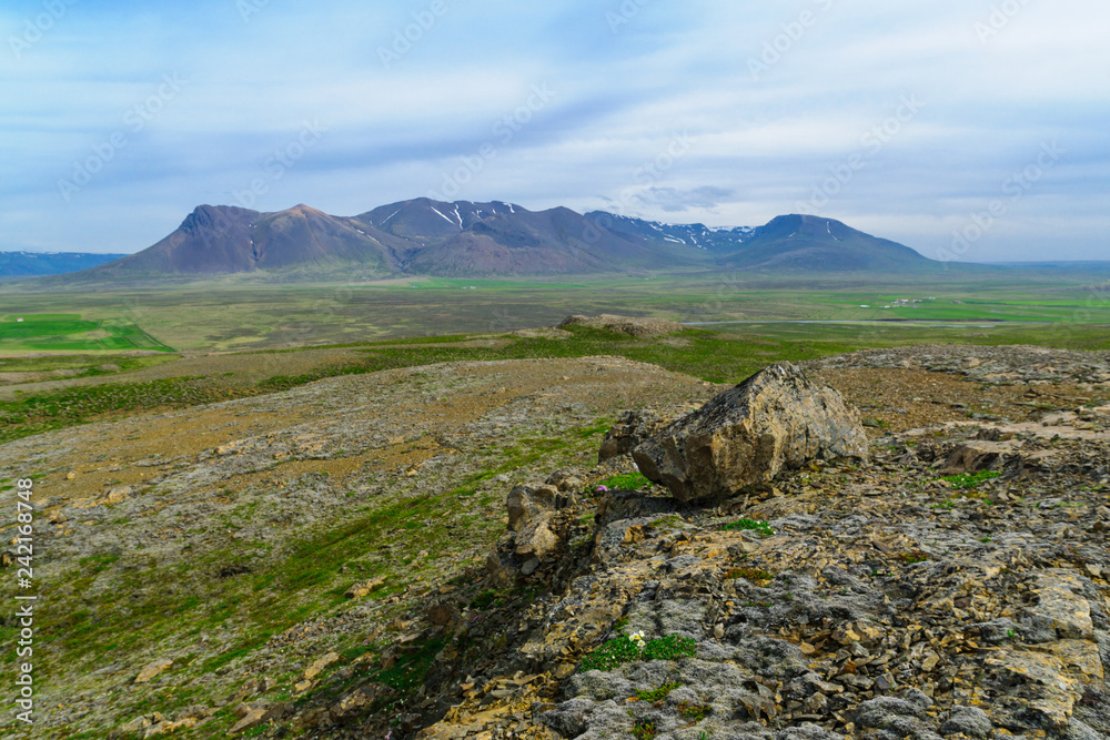Landscape in the Vatnsnes peninsula