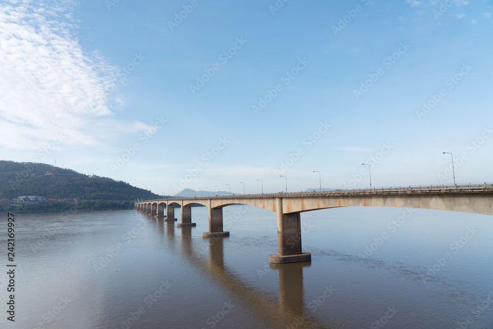 Lao-Nippon Friendship Bridge in Pakse Laos