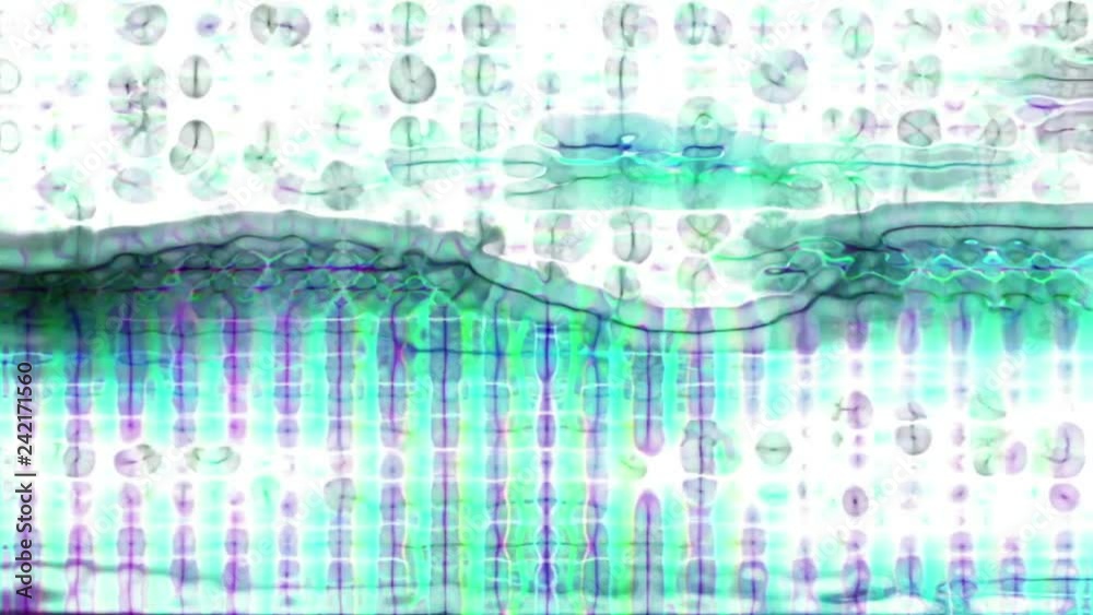Abstract data forms pulse and flicker (Loop). Abstract data forms pulse and flicker (Loop).