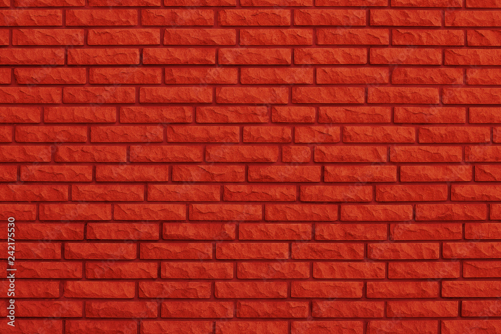 Obraz premium rough red brick wall