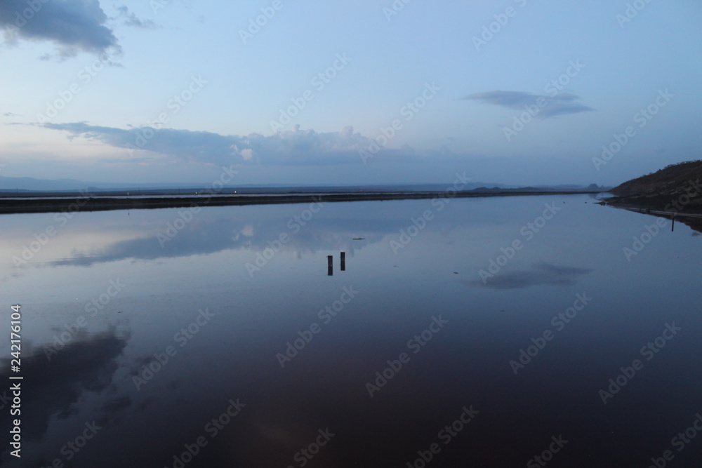 Limiteless Horizon - Beautiful Dusk at Lake Magadi Kenya