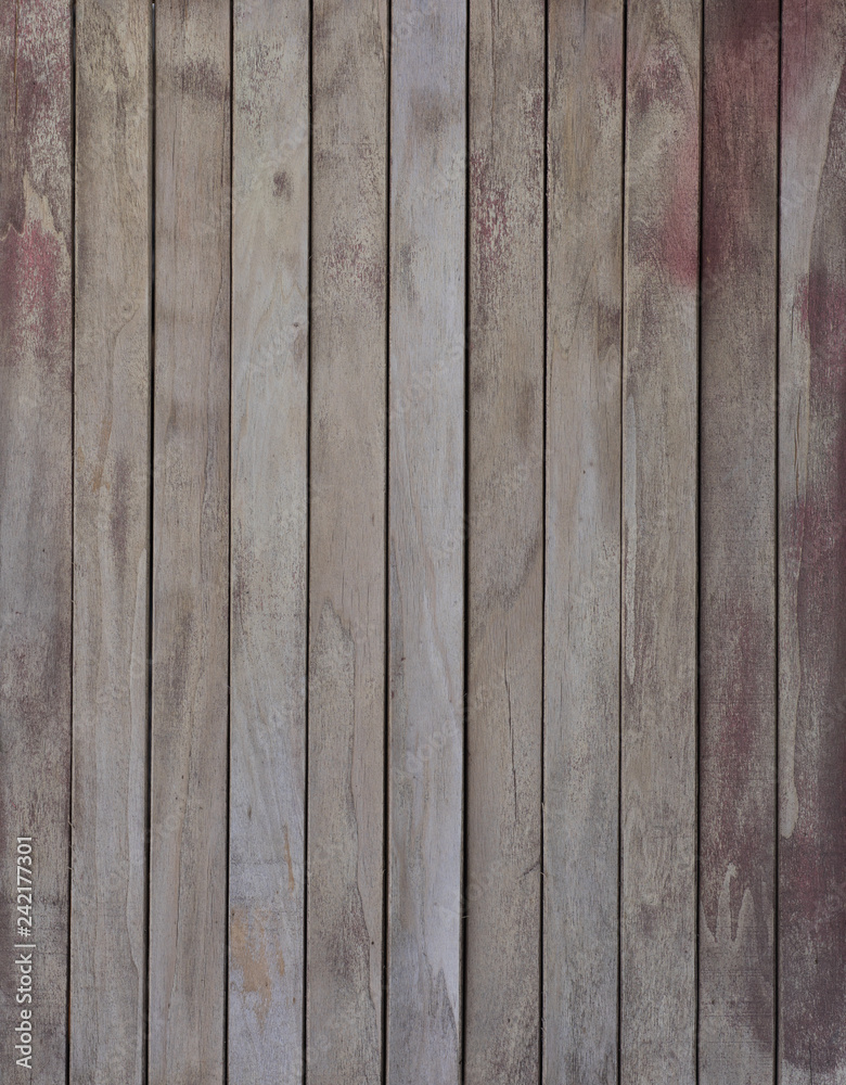 Naklejka premium old brown weathered peeling wooden plank wooden surface, empty space