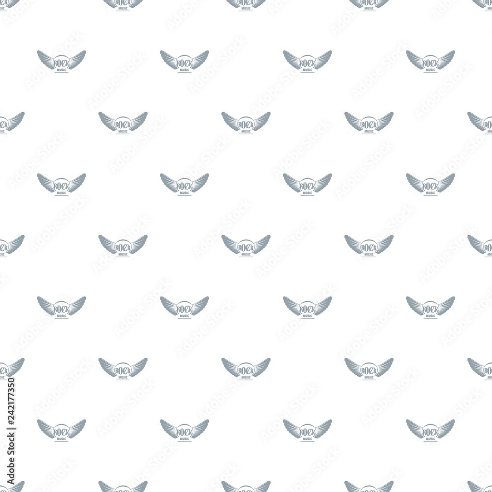 Rock music pattern vector seamless repeat for any web design