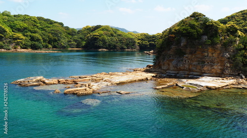 Kukuju island landscape in Sasebo, Nagasaki