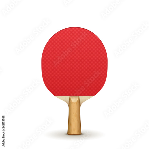 Racket for table tennis. Pingpong tennis game equipment ball vector background poster