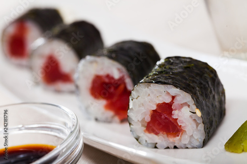 Sushi maki with tuna