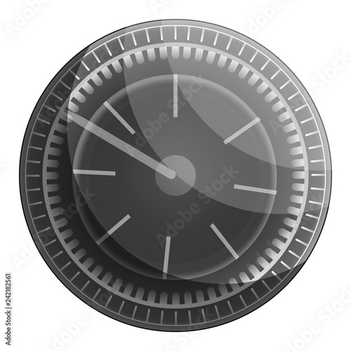 Motorbike speedometer icon. Cartoon of motorbike speedometer vector icon for web design isolated on white background