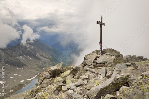 Peak of Sauleck, High Tauern, Mallnitz, Carinthia, Austria, 5 July 2018