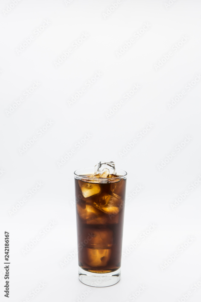 glass of soda and cola