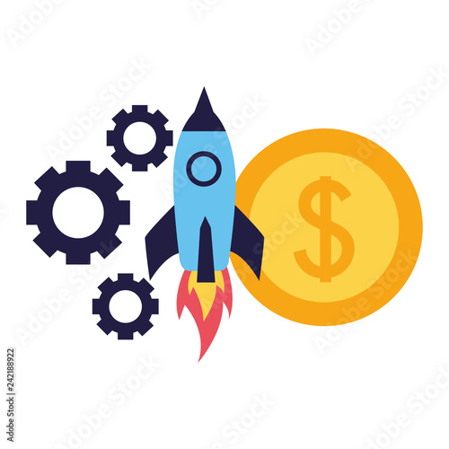 business rocket money coin gears