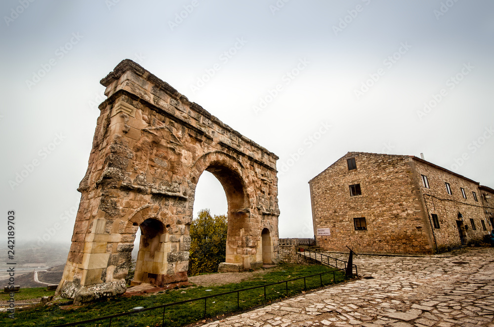 Roman triumphal arch at Medinaceli, Spain