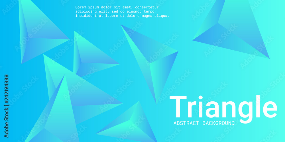 Triangle background. Abstract composition of triangular crystals. Triangle background. Abstract composition of triangular crystals.