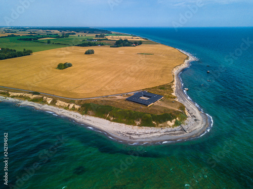 Gedser Odde, Marine Station, Sydstenen - Falster, Denmark (Aerial)