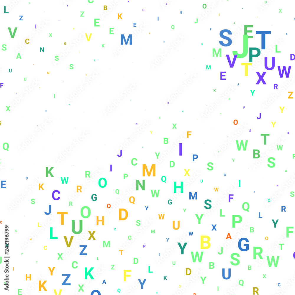 Abstract texture with letters. Abstract texture with letters.