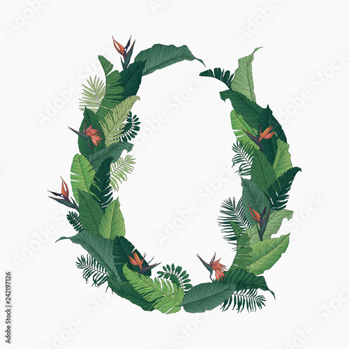 Tropical Wreath Circle