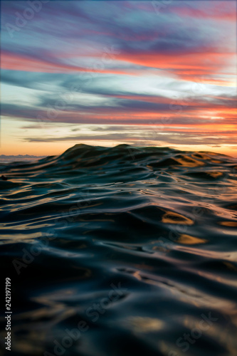 Colorful Glassy Ocean