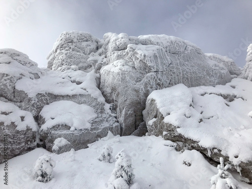 Velebit mountain winter landscape