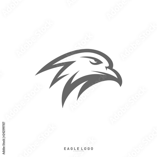 Eagle logo design template vector. Head Eagle concept icon