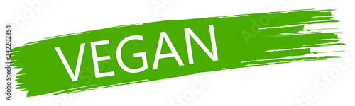 vegan Logo grün isoliert