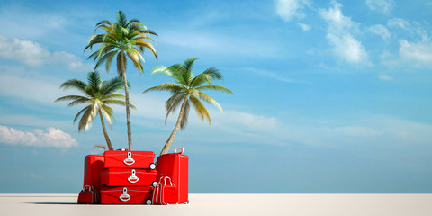 tropical travel red