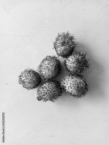 Rambutan fruit from Indonesia 