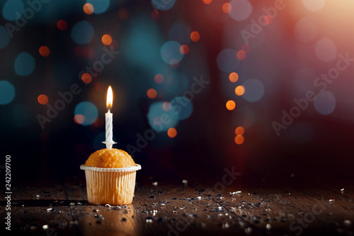 Creative background, cupcak...