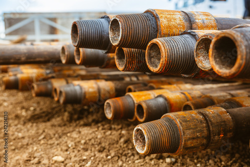 Drill pipe of oil drilling platforms