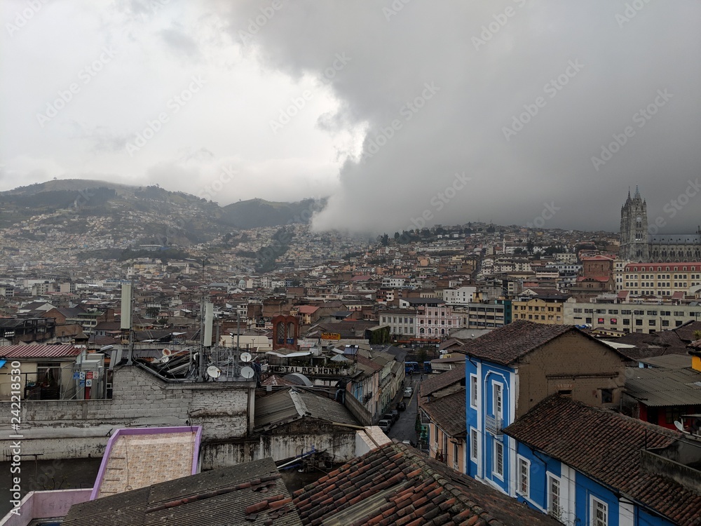 Obraz premium Clouds over Quito 
