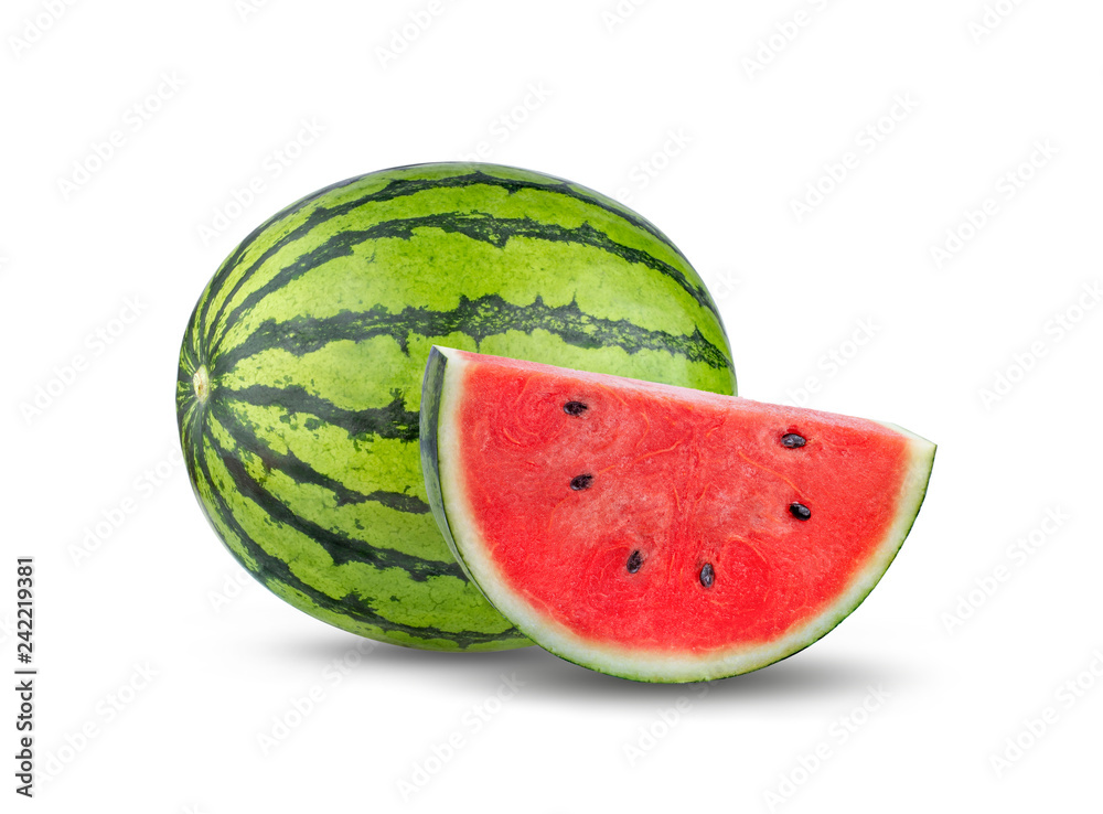 watermelon isolated on white background watermelon isolated on white background