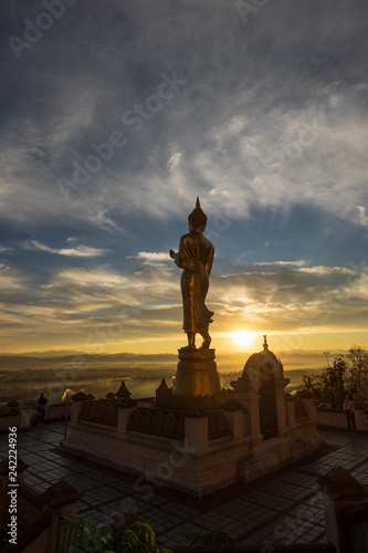 Morning view from Wat Phra that Khao Noi, Nan Thailand