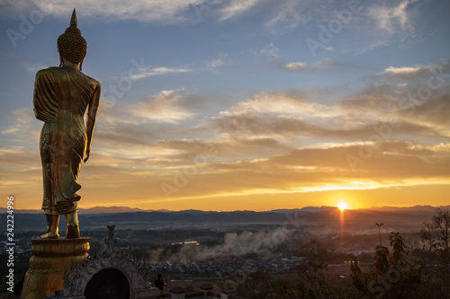 Morning view from Wat Phra that Khao Noi, Nan Thailand