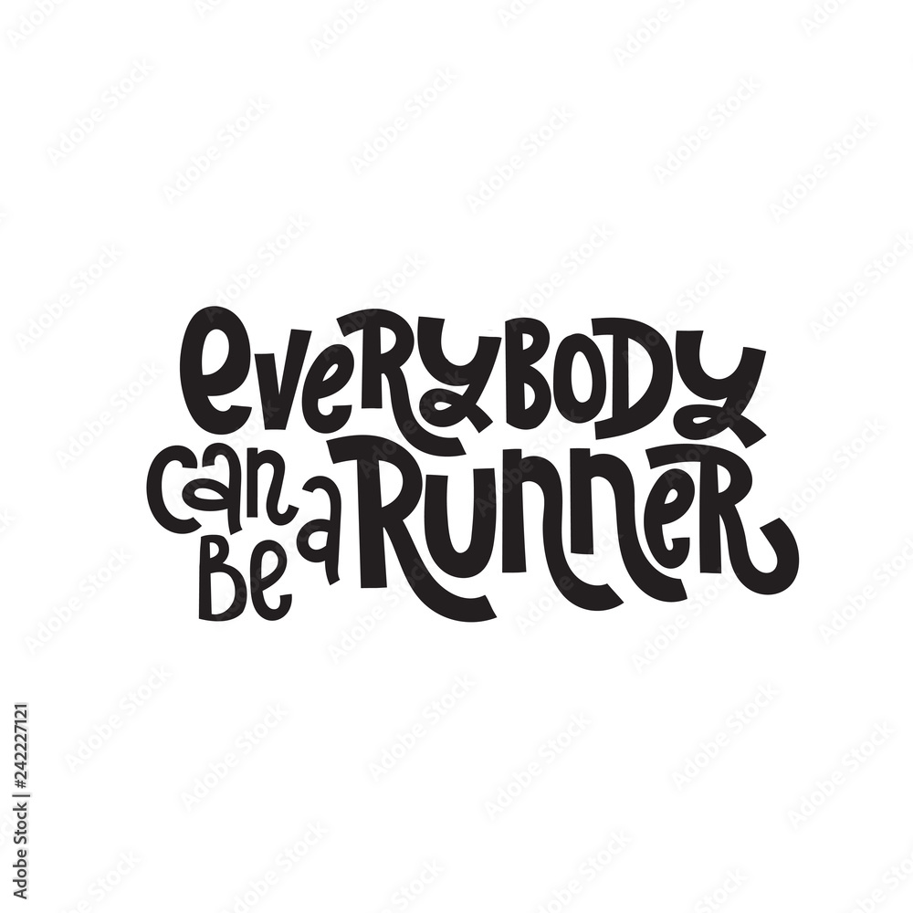 Fototapeta premium Body positive quotes