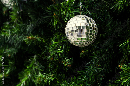christmas tree closeup background