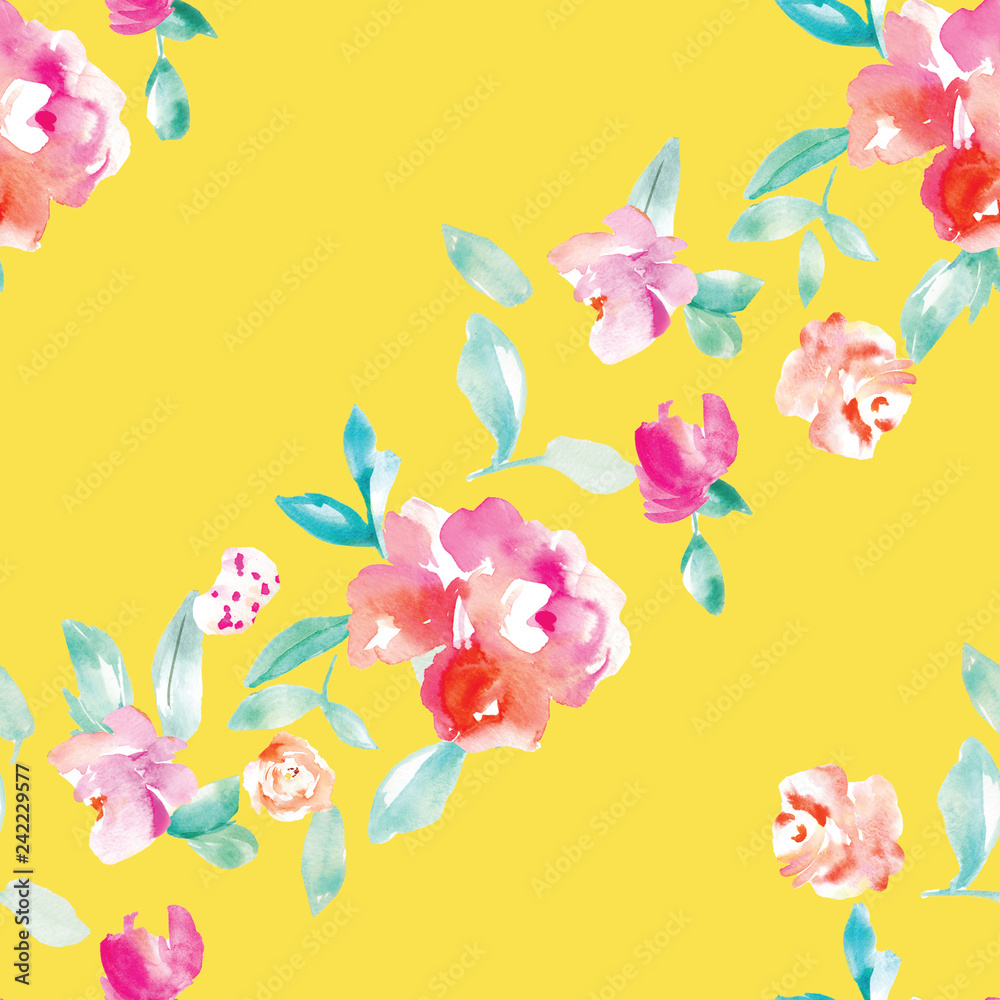 Cute Colorful Flowers Backgrounds