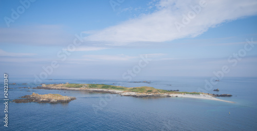 Fototapeta Naklejka Na Ścianę i Meble -  Littoral baie des 7 îles Perros Guirec Côtes d'Armor Bretagne France