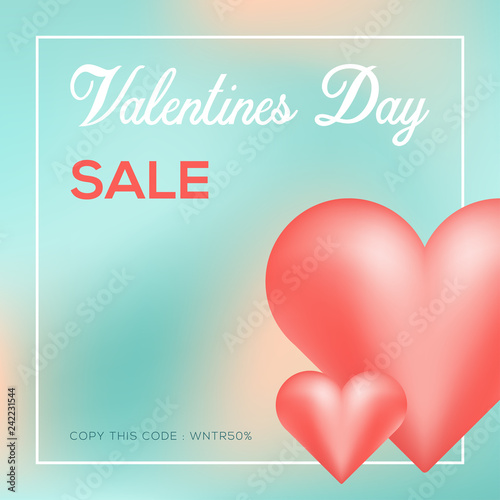 happy valentines day card. Love design. Gift  card.  Vector Illustration. 