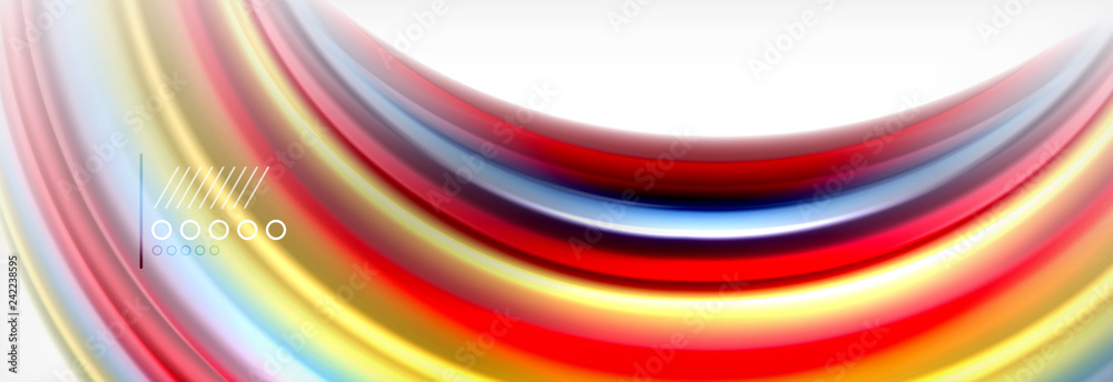 Smooth liquid blur wave background, color flow concept, illustration Smooth liquid blur wave background, color flow concept, illustration