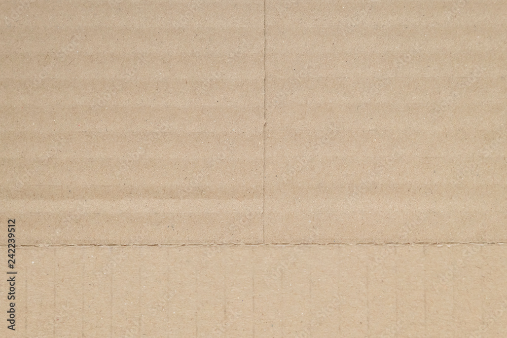 Fototapeta premium Brown cardboard paper pattern and texture for background.