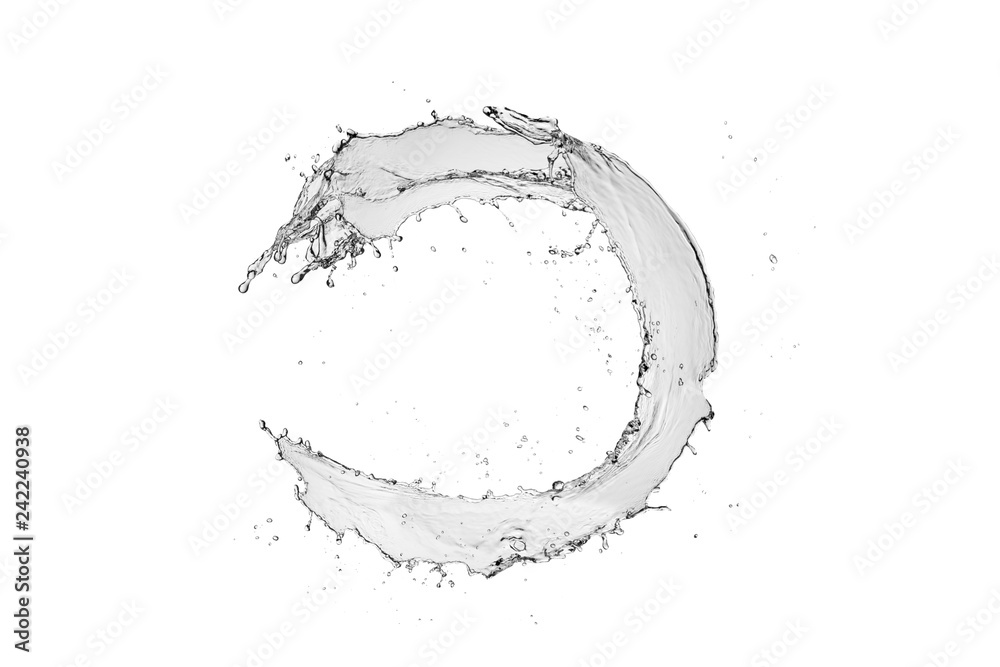 Obraz premium water Splash isolate On White Background