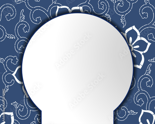 Chinese Porcelain Style Background