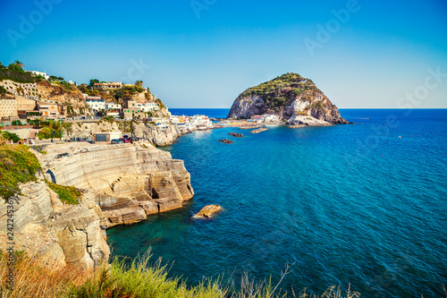 A view of Sant Angelo on island Ischia,Italy photo