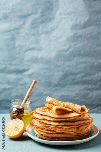 Staple of yeast pancakes, traditional for Russian pancake week